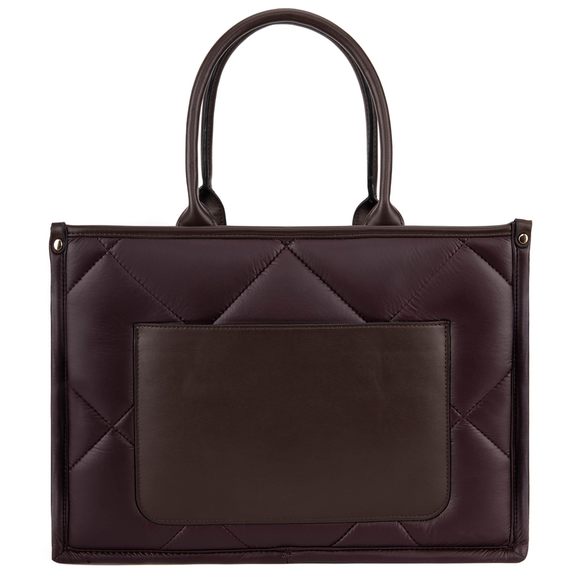 Oversize Puffy Handbag Top Handle Quilted Desner Satchel ;) - Picture 6 of 6